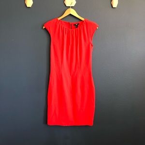 Cute Red Cap Sleeve Dress